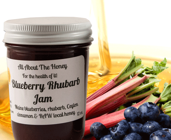 All About the Honey Blueberry Rhubarb Jam 2