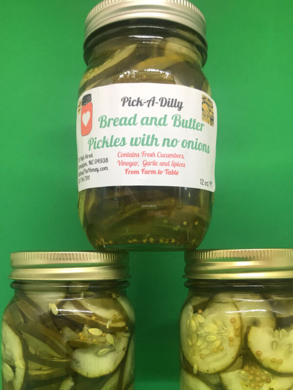 Pick-A-Dilly bread and butter pickles with no onions 2
