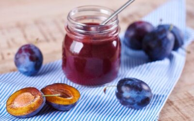 Blueberry Rhubarb Jam: Let the Wild Blueberries and Raw Honey Swirl in Every Bite